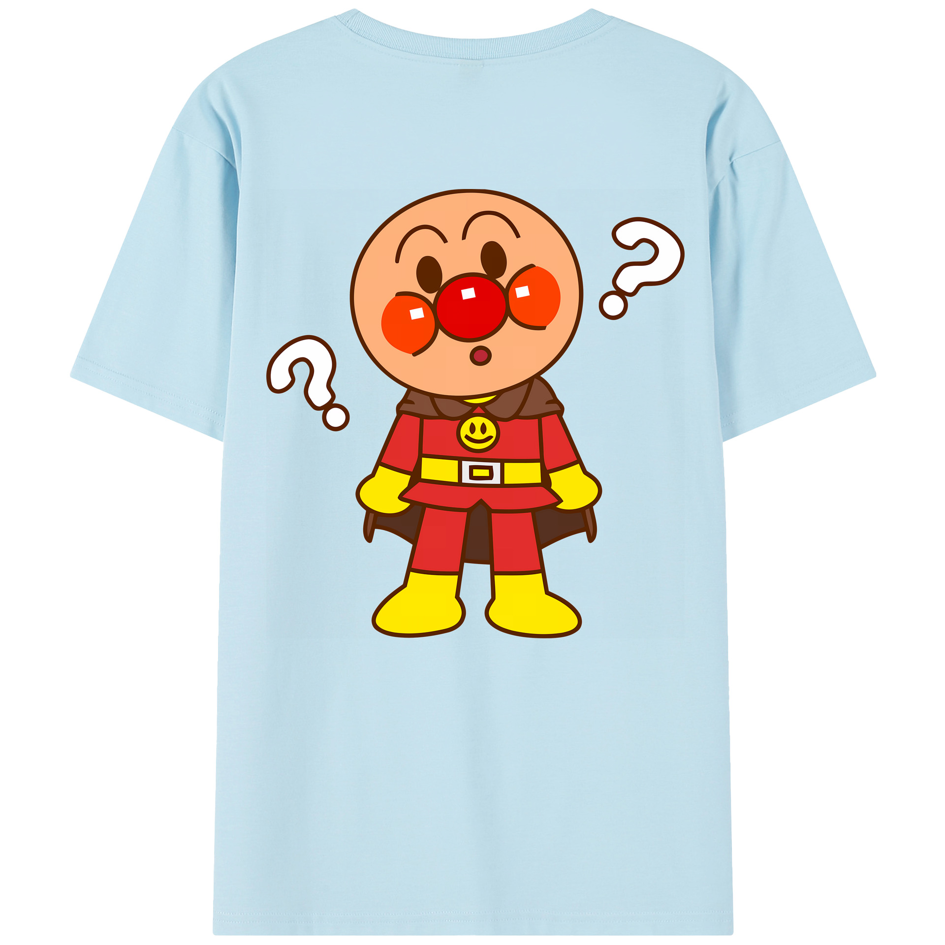 （画像用） アンパンマン Anpanman 綿100％半袖Tシャツ（背面プリント）